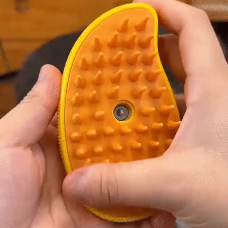 Steamy Brush in use