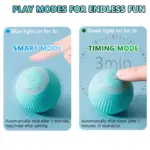 Smart Rolling Cat Ball – Interactive LED Toy for Indoor Cats
