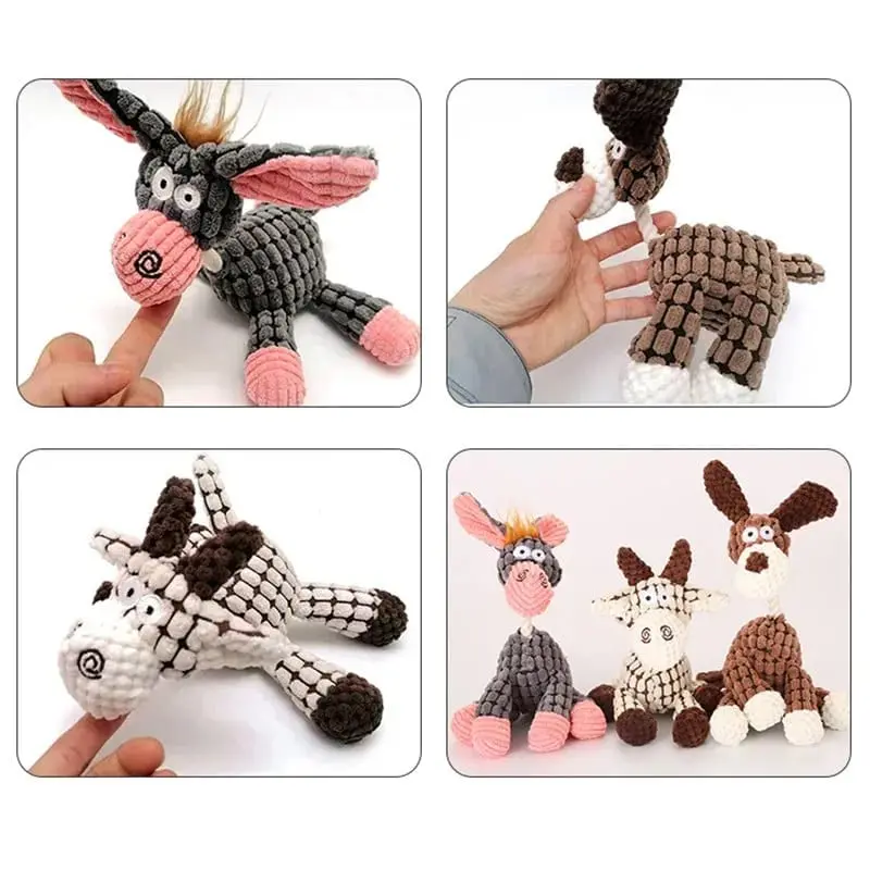 Plush toy with squeaker